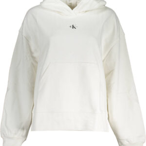 CALVIN KLEIN FELPA SENZA ZIP DONNA BIANCO