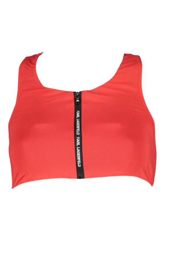 KARL LAGERFELD COSTUME PARTE SOPRA DONNA ROSSO