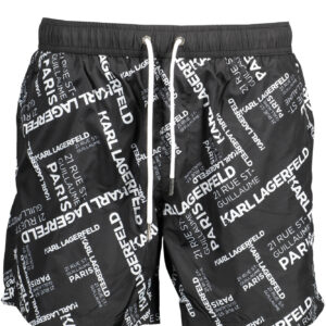KARL LAGERFELD BEACHWEAR COSTUME PARTE SOTTO UOMO NERO