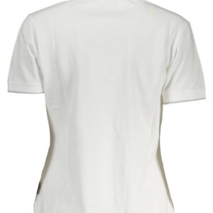 NAPAPIJRI POLO MANICHE CORTE DONNA BIANCO