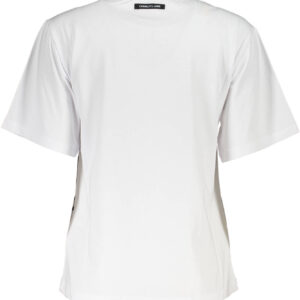CAVALLI CLASS T-SHIRT MANICHE CORTE DONNA BIANCO