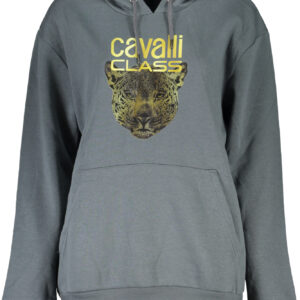 CAVALLI CLASS FELPA SENZA ZIP DONNA GRIGIO