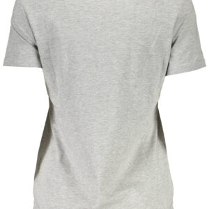 GUESS JEANS T-SHIRT MANICHE CORTE DONNA GRIGIO