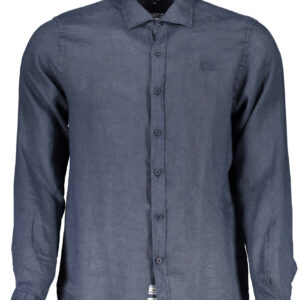 LA MARTINA CAMICIA MANICHE LUNGHE UOMO BLU