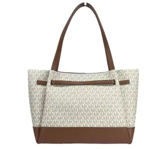 Reed Large Belted Tote Shoulder Bag Purse Vanilla
