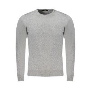 Brown Polyester Men Sweater