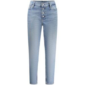 Light Blue Cotton Women Jeans