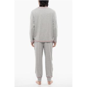 RED TAG Stretch Cotton UMSET-WILLONG Long Pyjamas Set with V