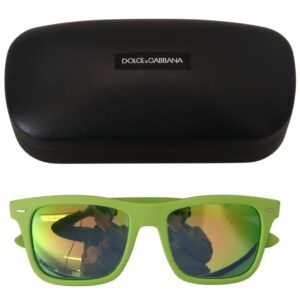 Acid Green Chic Full Rim Sunglasses