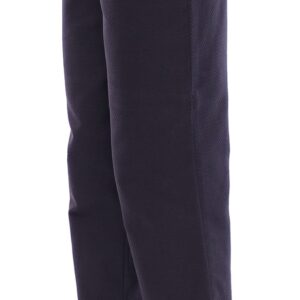 Chic Cropped Blue Pants - Exquisite Craftsmanship