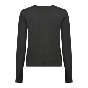 Black Polyester Women Sweater
