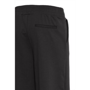 Black Recycled Polyurethane Jeans & Pant