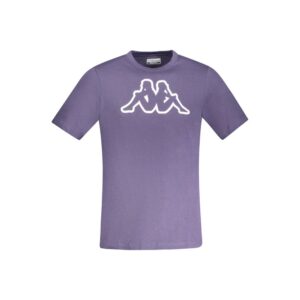 Blue Cotton Men T-Shirt