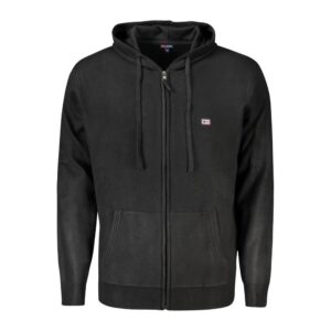 Black Polyamide Men Cardigan