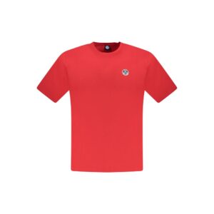 Red Cotton Men T-Shirt