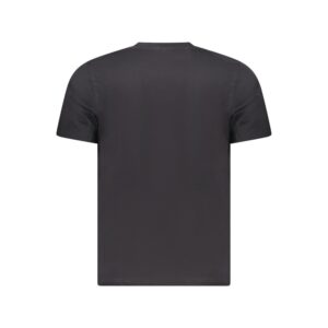 Black Cotton Men T-Shirt