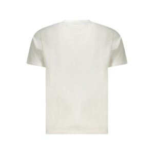 White Cotton Men T-Shirt