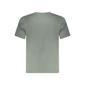 Green Cotton Men T-Shirt