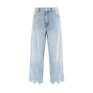 Ripped hem Jeans