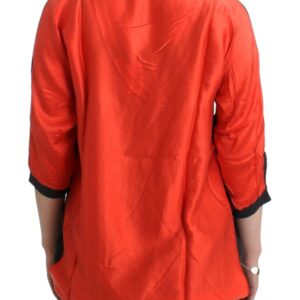 Chic V-Neck Alpaca Blend Short Sleeve Sweater