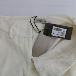 Chic White Regular Fit Pants