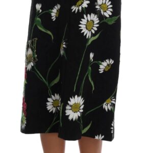 Embellished A-Line Mid-Calf Skirt
