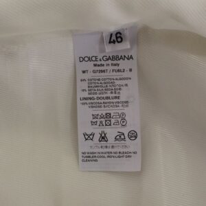 Elegant White Cotton Silk Dress Vest