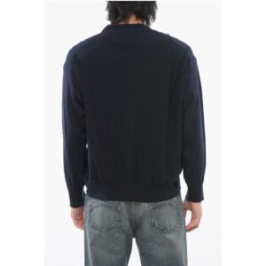 Cotton Blend Cable Knit Cardigan