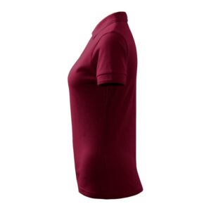 Women's Pique Polo Shirt (garnet)