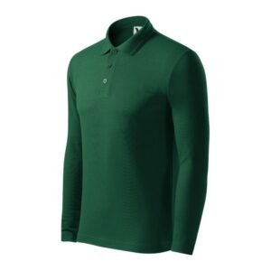 Polo Malfini Pique Polo LS M MLI-221D3 polo verde scuro