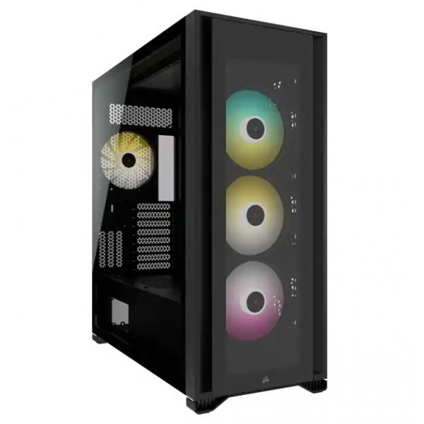 Corsair icue 7000x case full tower rgb atx minitx matx atx e-atx 3xpannello vetro temperato 4xventole 140mm black