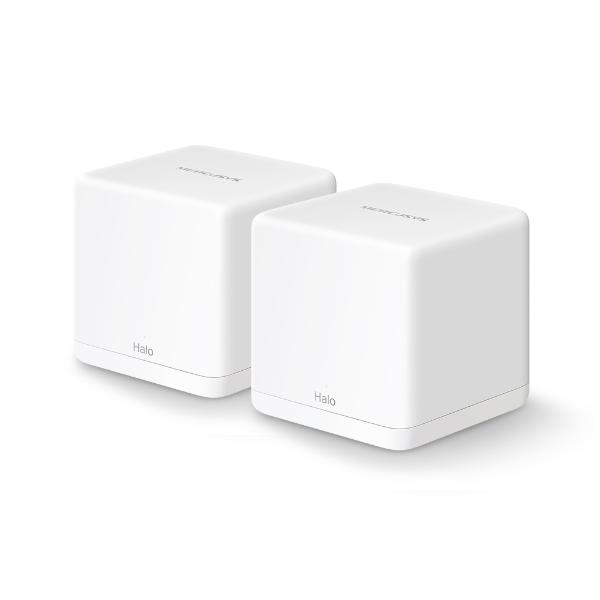 Mercusys halo h30g(2-pack) halo sistema mesh wi-fi ac1300 dual band fino a 1.3 gbps 2xporte gigabit white