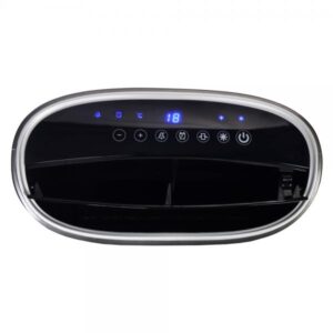 Ardes ar4p17 stone termoventilatore ceramico ionizzatore con telecomando filtro antipolvere display digitale led touch timer titanio