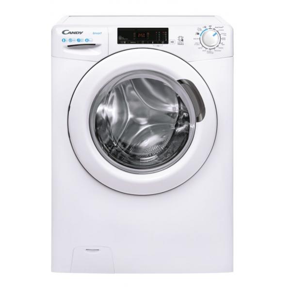 Candy smart css128te-11 lavatrice a carica frontale 8 kg classe d 1200 giri 16 programmi kilo detector controllo remoto bianco 60x52x85