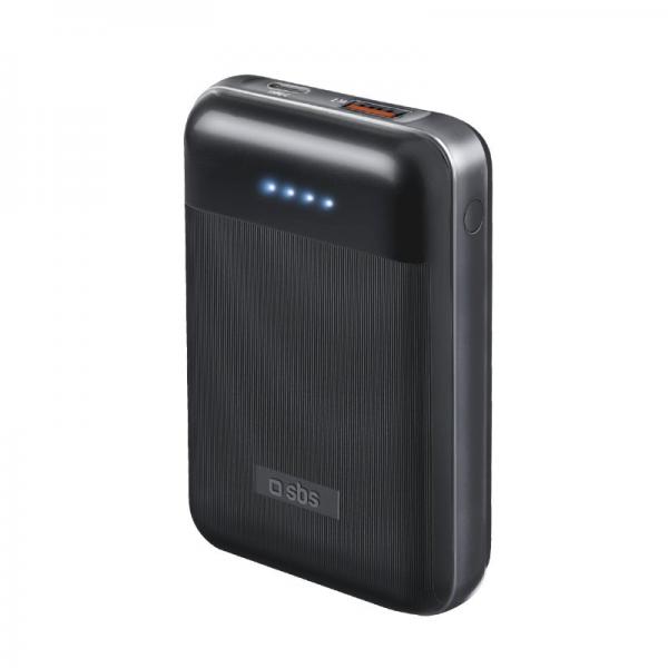 Sbs powerbank 20w da 10.000mah zigrinato opaco