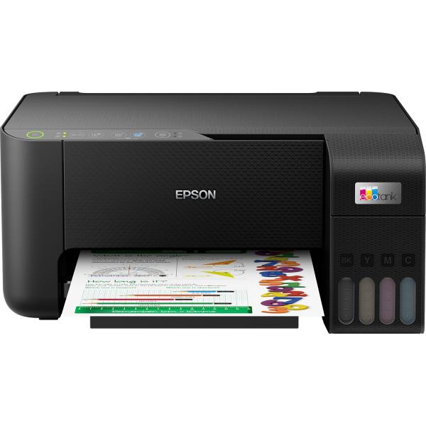 Epson ecotank et-2815 stampante multifunzione a4 (stampa, copia, scansione) 33ppm, display ldc, usb, wi-fi, wi-fi direct, epson smart panel, airprint, serbatoi ricaricabili