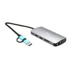 I-tec usb 3.0 usb-c-thunderbolt 3x display metal nano dock with lan power delivery 100w