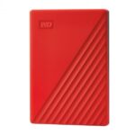 Wd my passport hard disk portatile con protezione tramite password e software di backup automatico compatibile con pc xbox e ps4 4tb rosso