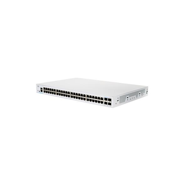Cisco business 350 series cbs350-48t-4g-eu switch gestito l2/l3 48 x 10/100/1000 + 4 x sfp montabile su rack