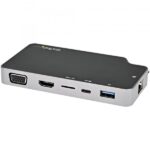 Startech.com adattatore multiporta usb-c a hdmi 4k o vga 100w pd gbe micros