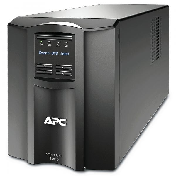 Apc smart-ups smt1000ic 220-230-240v c.a. v 700w 1000 va rs-232 usb connettori di uscita 8 nero con apc smartconnect