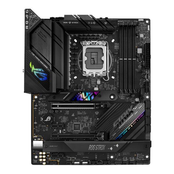 Asus rog strix b760-f gaming wifi scheda madre intel b760 lga 1700 atx, ddr5, pcie 5.0 x16, 3 slot pcie 4.0 m.2, wifi 6e, 2.5g ethernet, usb 3.2 gen 2x2 type-c, aemp ii, aura sync rgb