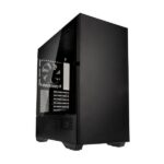 Kolink stronghold prime case middle tower minitx/matx/atx/e-atx pannello laterale in vetro temperato 2xusb-a 3.0 1xusb-a 2.0 2xventole 120mm black