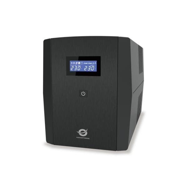Conceptronic zeus03em gruppo di continuita` ups a linea interattiva 1200 va 720w 5 prese ac