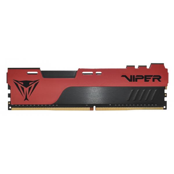 Patriot memory viper elite ii ddr4 4000 8gb c20 modulo di memoria gaming ram xmp 2.0 nero/rosso