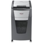 Rexel optimum auto feed+ distruggidocumenti automatico 225 fogli taglio a frammento 60 litri cestino removibile con rotelle