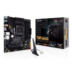 Asus tuf gaming b550m-plus wifi ii scheda madre gaming microatx, amd b550, socket am4, ddr4, pci 4.0, lan realtek 2.5gb, wifi 6 (802.11ax), 2xm.2, 4xsata 6gb-s, 2xusb 3.2 gen 2, aura sync rgb, nero