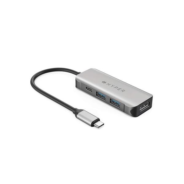 Hiper drive docking station usb-c dual hdmi 4k con pd pass-thru con 100w