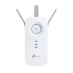 Tp-link re450 ripetitore wifi wireless, velocita` dual band ac1750mbps, wifi extender e access point, compatibile con modem router wifi, 1 porta gigabit, tecnologia tp-link onemesh, bianco