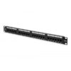 Digitus pannello patch 19`` non schermato utp 24 porte 8 poli rj45 per reti categoria 5e - 1 unita`
